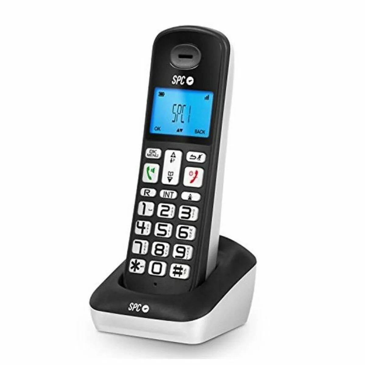 Telefono Senza Fili SPC 7320N 1 x RJ11 Azzurro Nero/Argentato