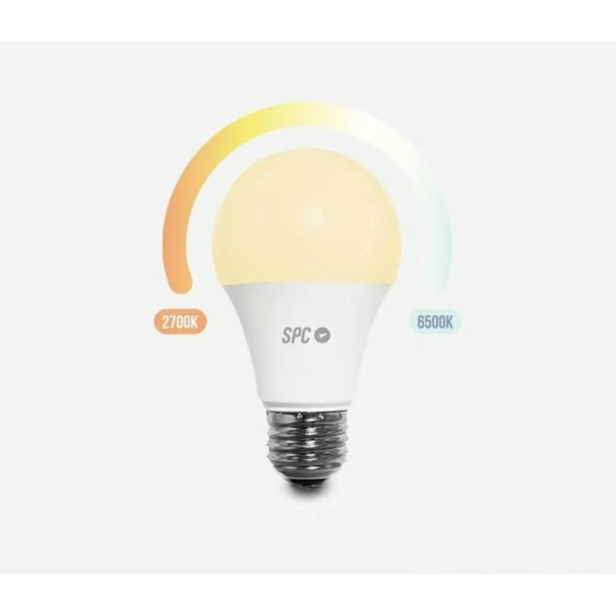 Lampadina Intelligente SPC Wifi 10 W E27 75 W F 10 W 800 lm (2700 K) (6500 K) 2700K - 6500K