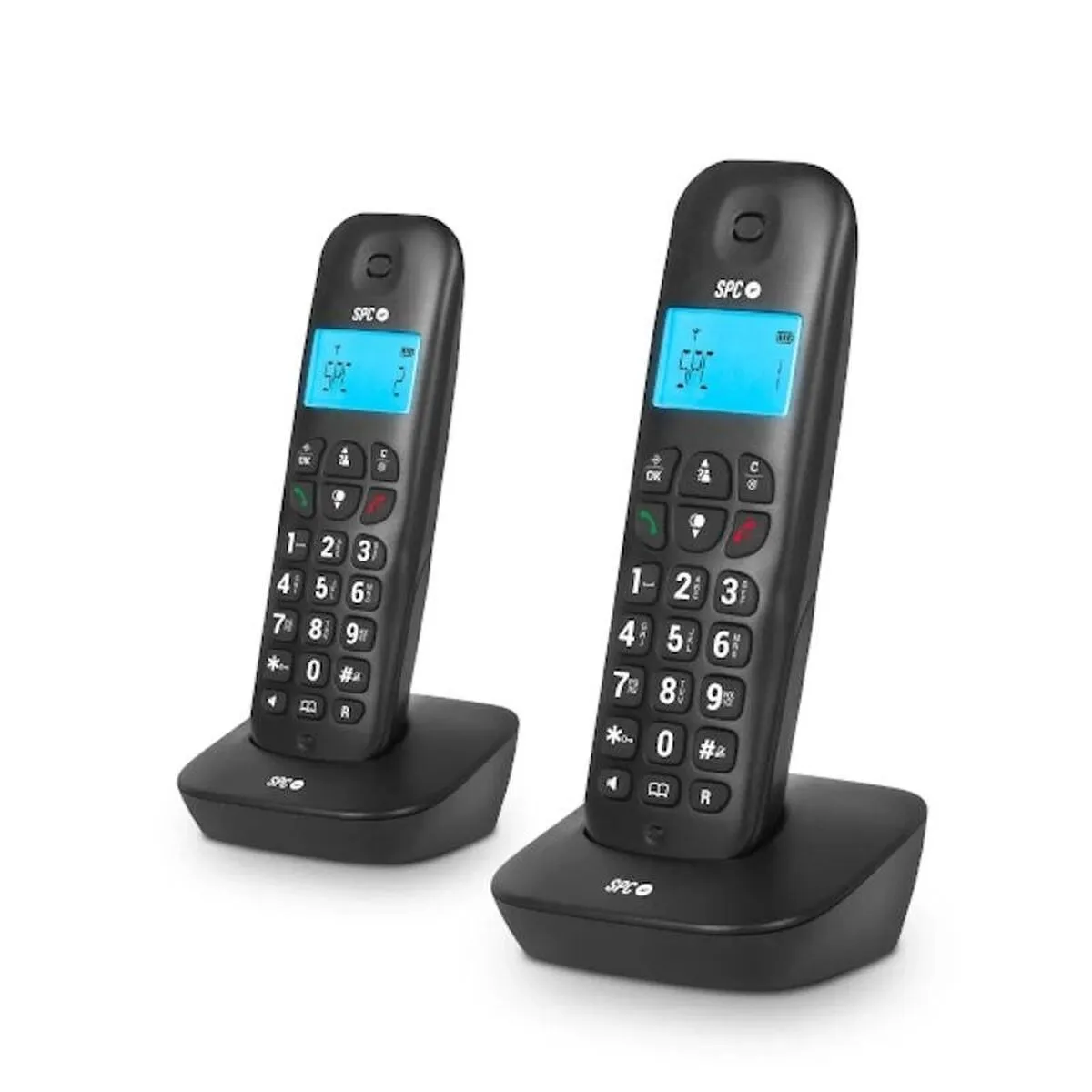 Telefono Senza Fili SPC Internet 7302N AIRPRODUO Nero