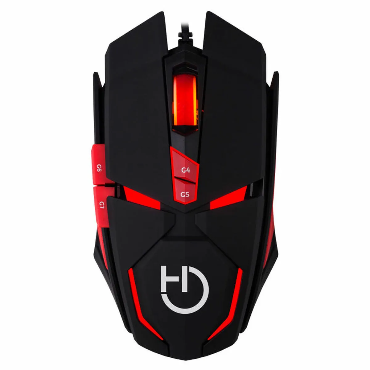 Mouse Gaming Hiditec GMO010001 8100 dpi Rosso