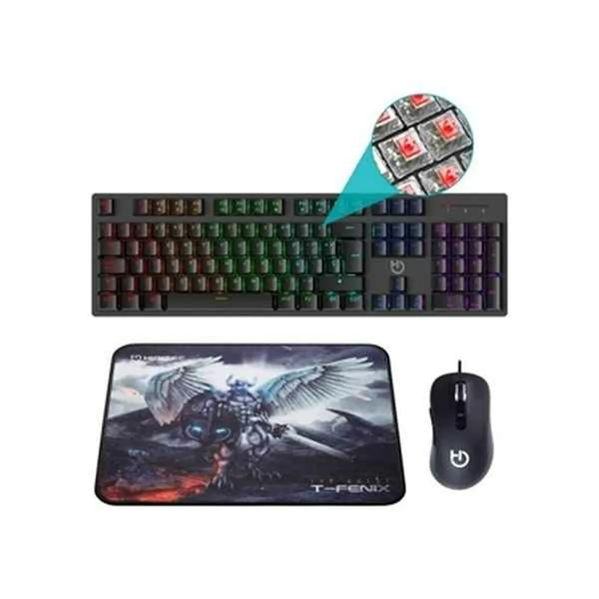 Tastiera e Mouse Gaming Hiditec PAC010026