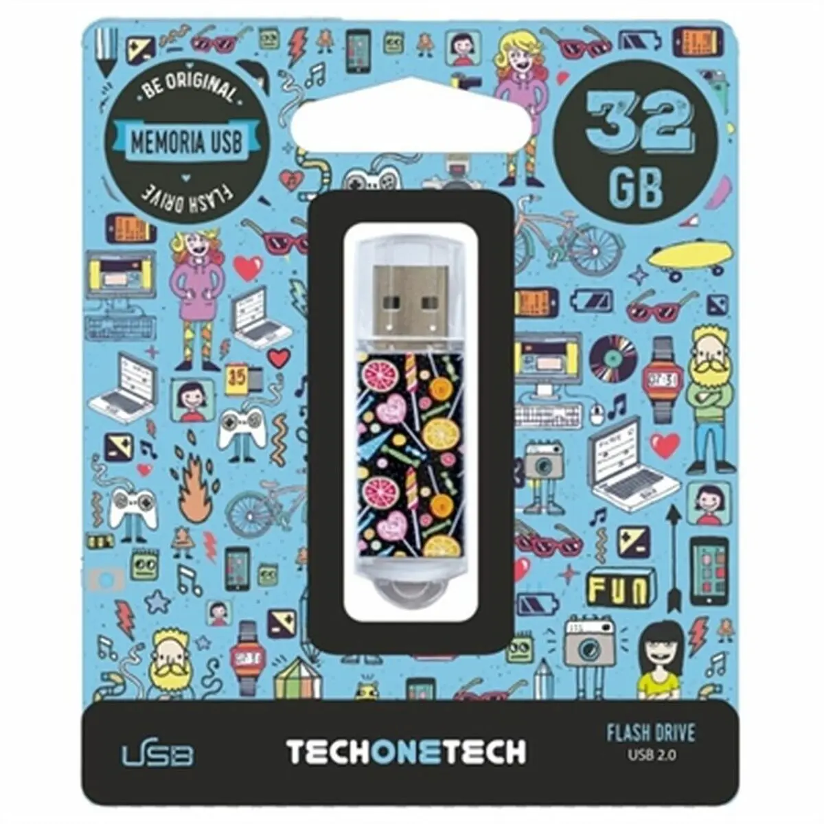 Memoria USB Tech One Tech TEC4001-32 32 GB