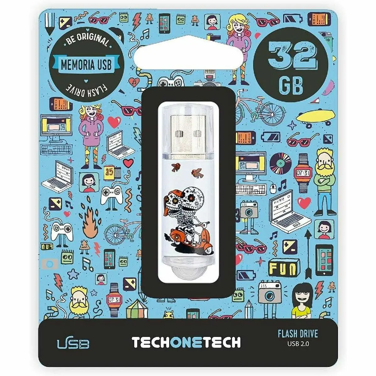 Memoria USB Tech One Tech TEC4002-32 32 GB