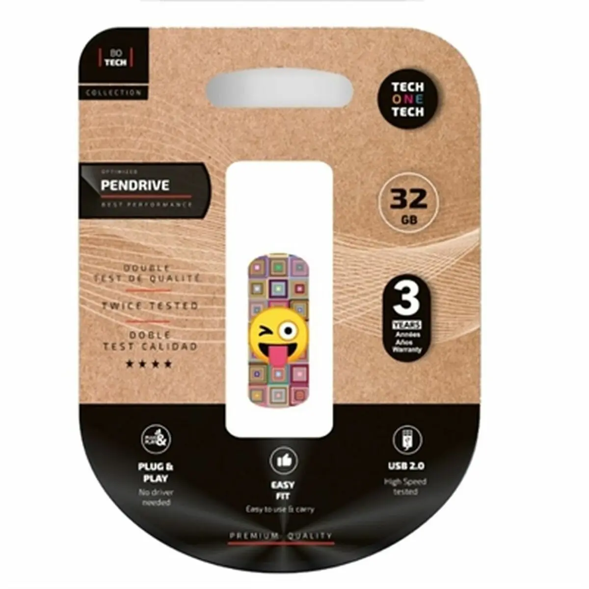 Memoria USB Tech One Tech TEC4402-32 Multicolore 32 GB