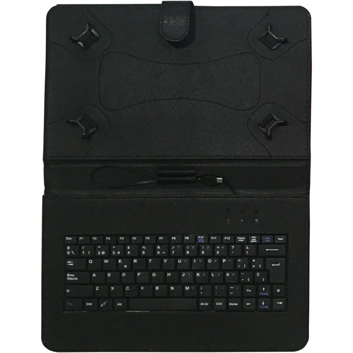 Custodia per Tablet Talius CV-3006 Nero Qwerty in Spagnolo