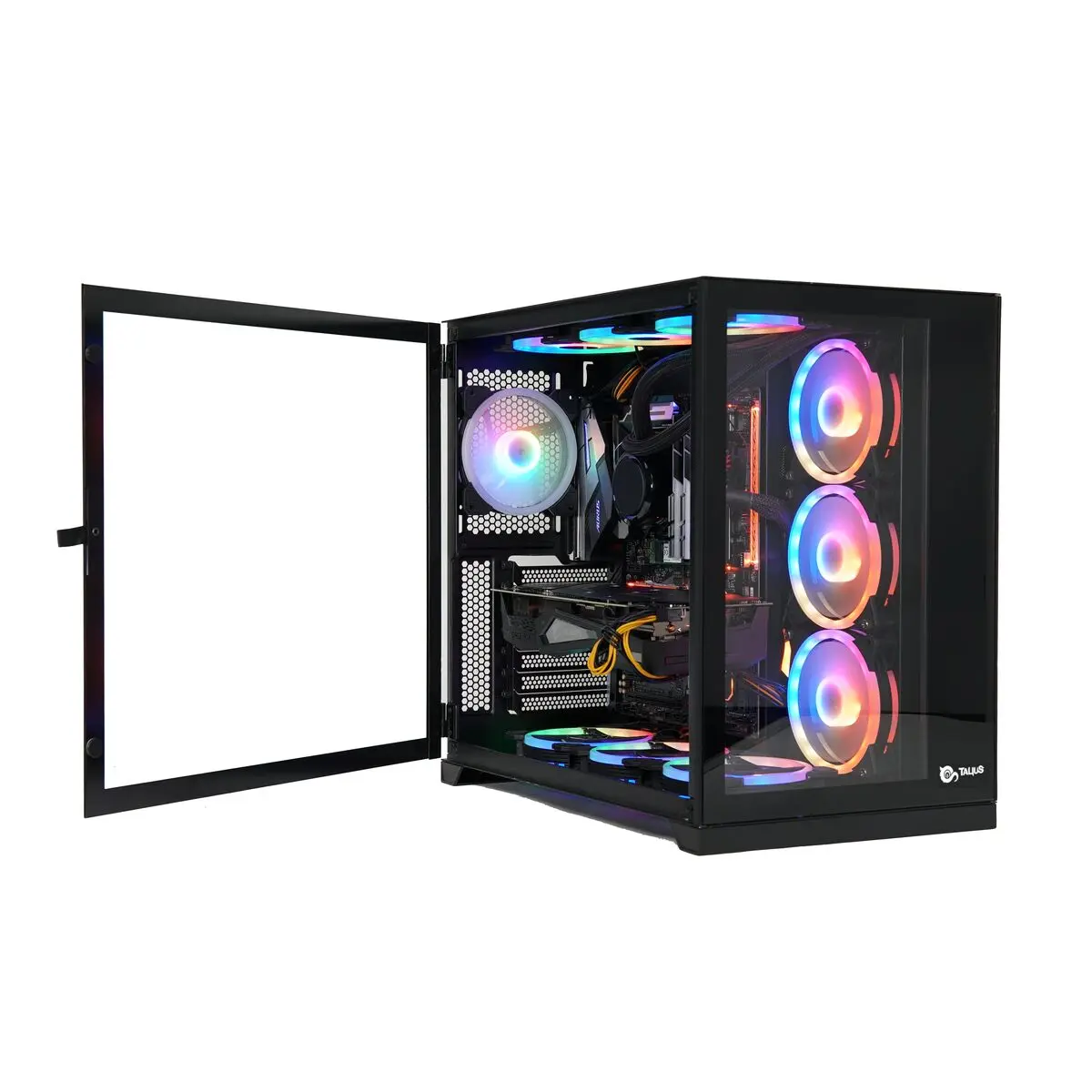 Case computer desktop ATX Talius Zeus Nero