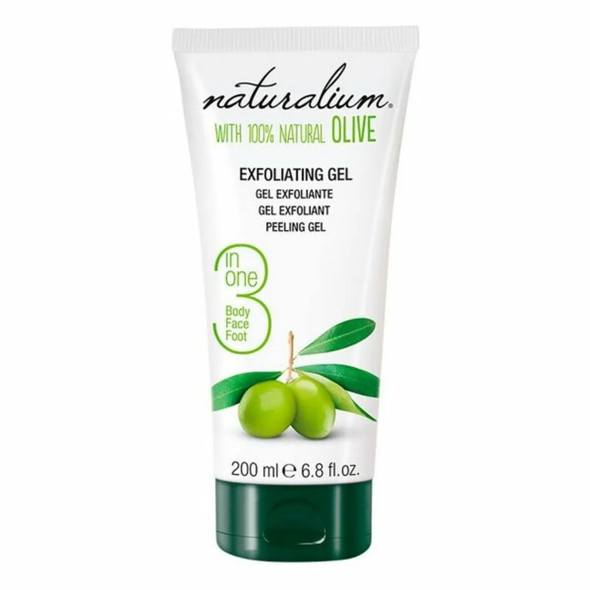 Esfoliante Viso Olive Naturalium (200 ml)