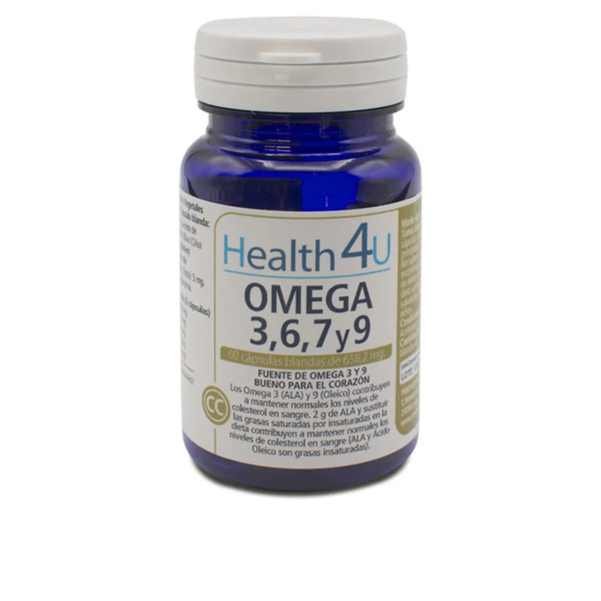 Integratore Alimentare Health4u Omega 3, 6, 7 y 9 (60 uds)