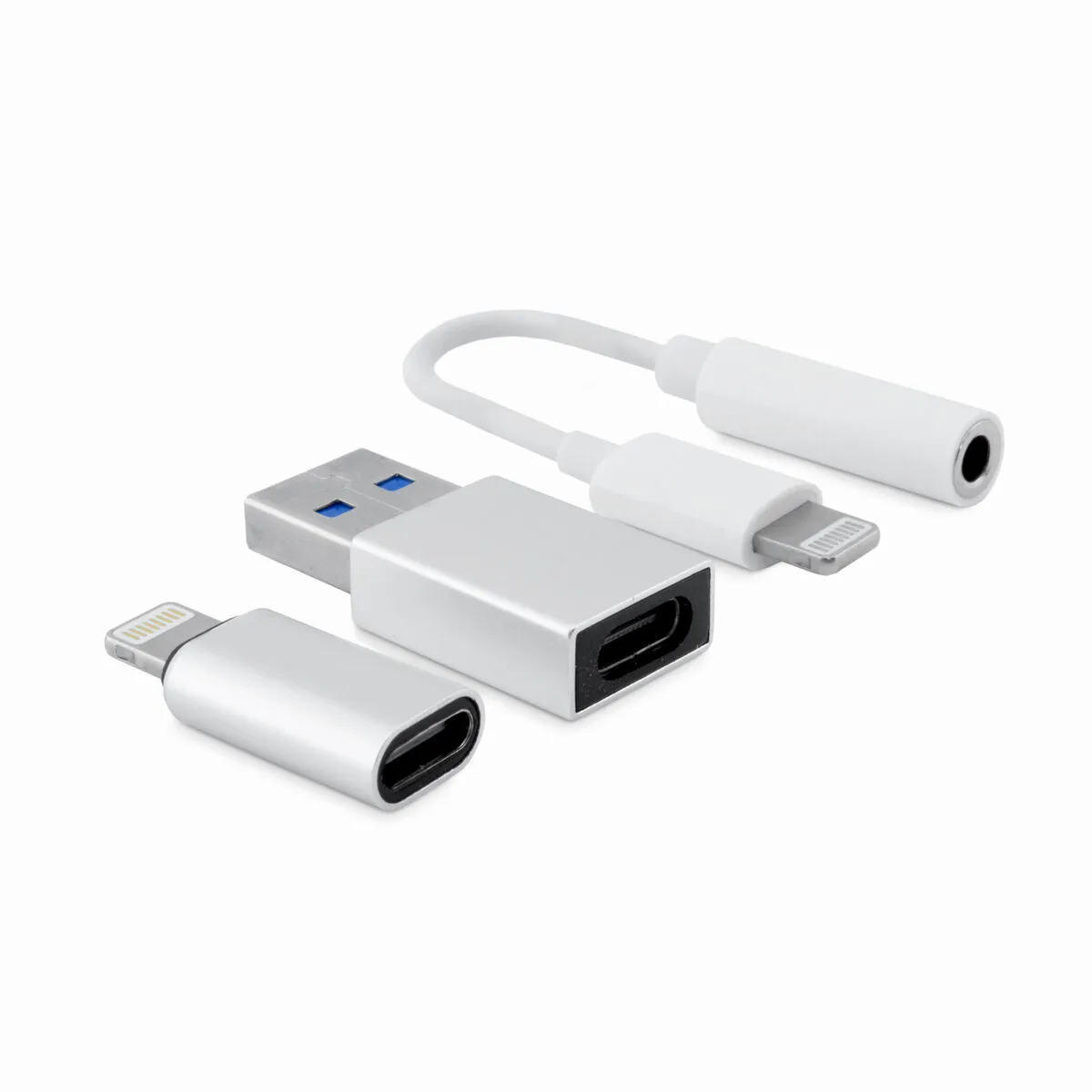 Cavo USB CoolBox COO-CKIT-APPL Bianco