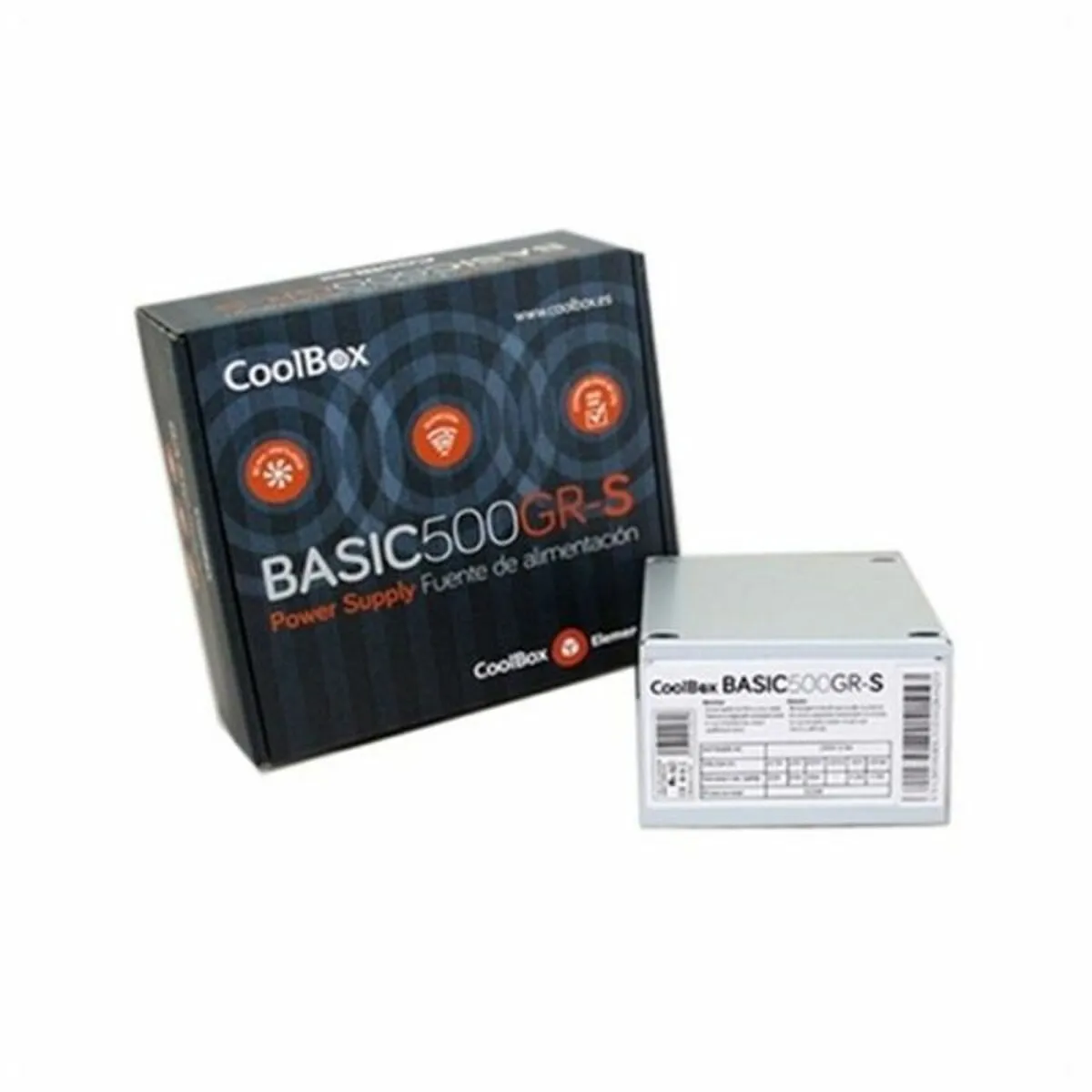 Fonte di Alimentazione CoolBox FALCOO500SGR Bianco 500 W