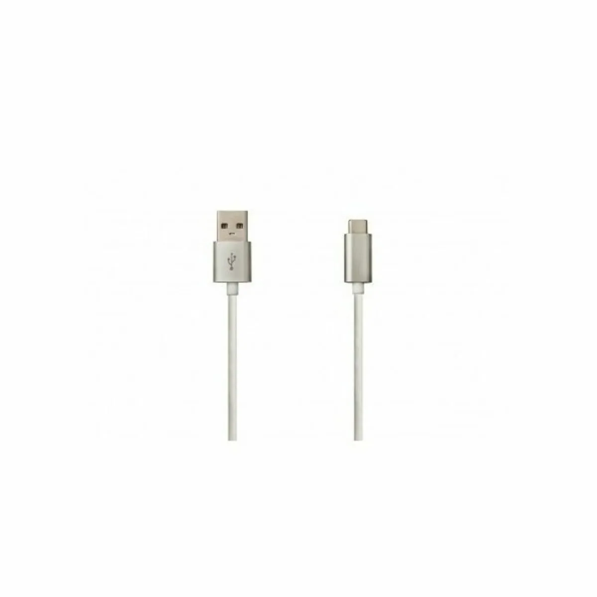 Cavo USB A con USB C DCU Argentato (1 m)