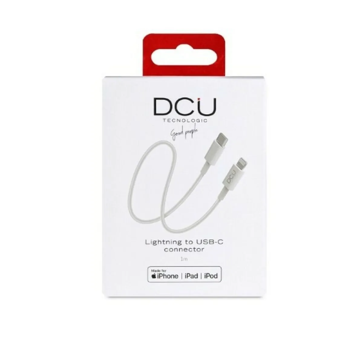 Cavo USB-C a Lightning iPhone DCU 1 Bianco 1 m