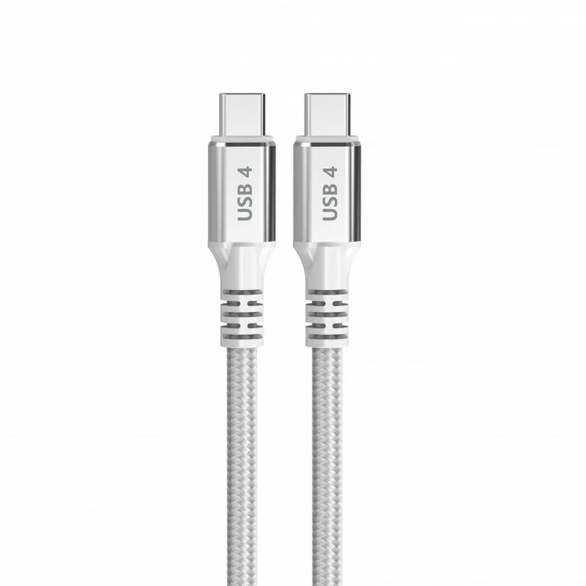 Cavo USB-C con USB-C DCU Bianco 1,5 m