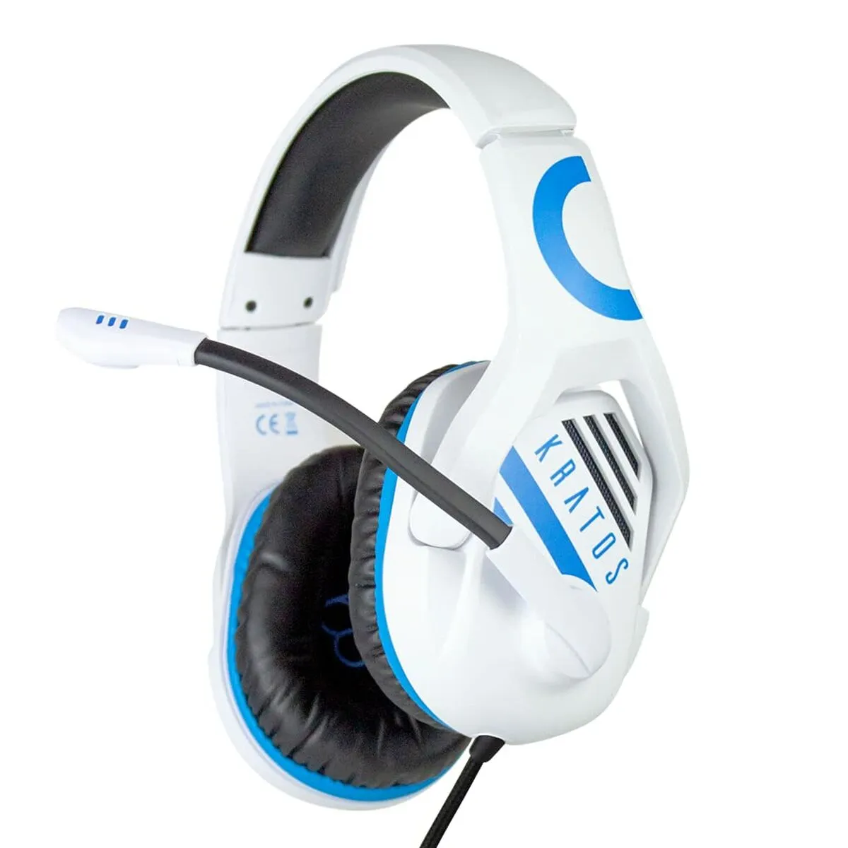 Auricolari con Microfono Gaming FR-TEC Kratos Bianco Azzurro/Bianco