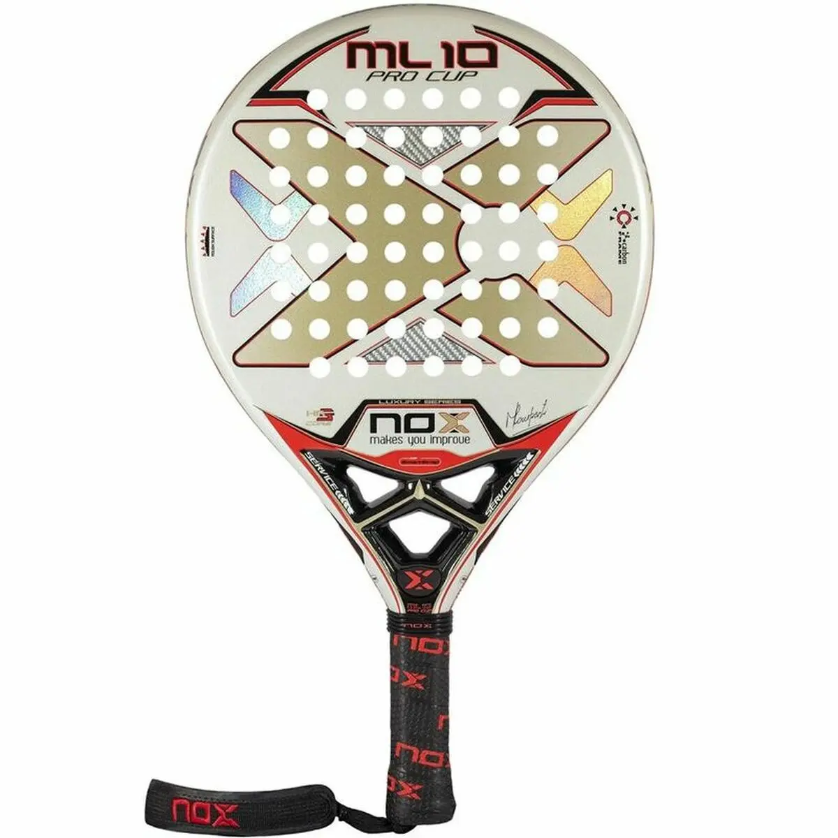 Racchetta da Padel Nox ML 10 LP CUP22 Bianco