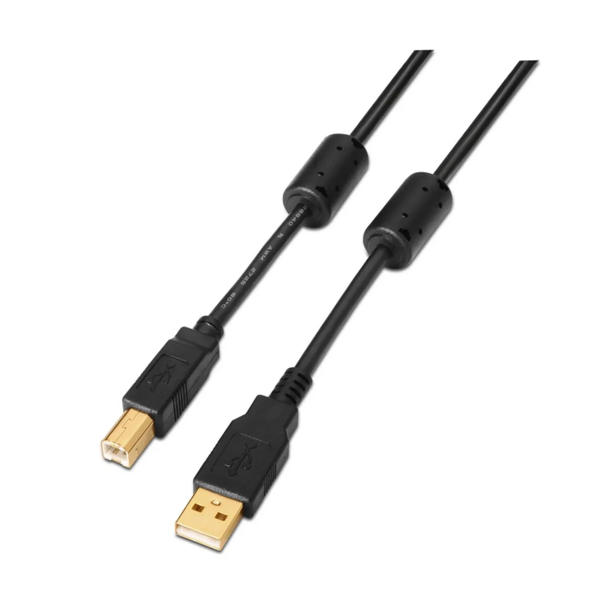 Cavo USB A con USB B Aisens A101-0011 Nero 5 m