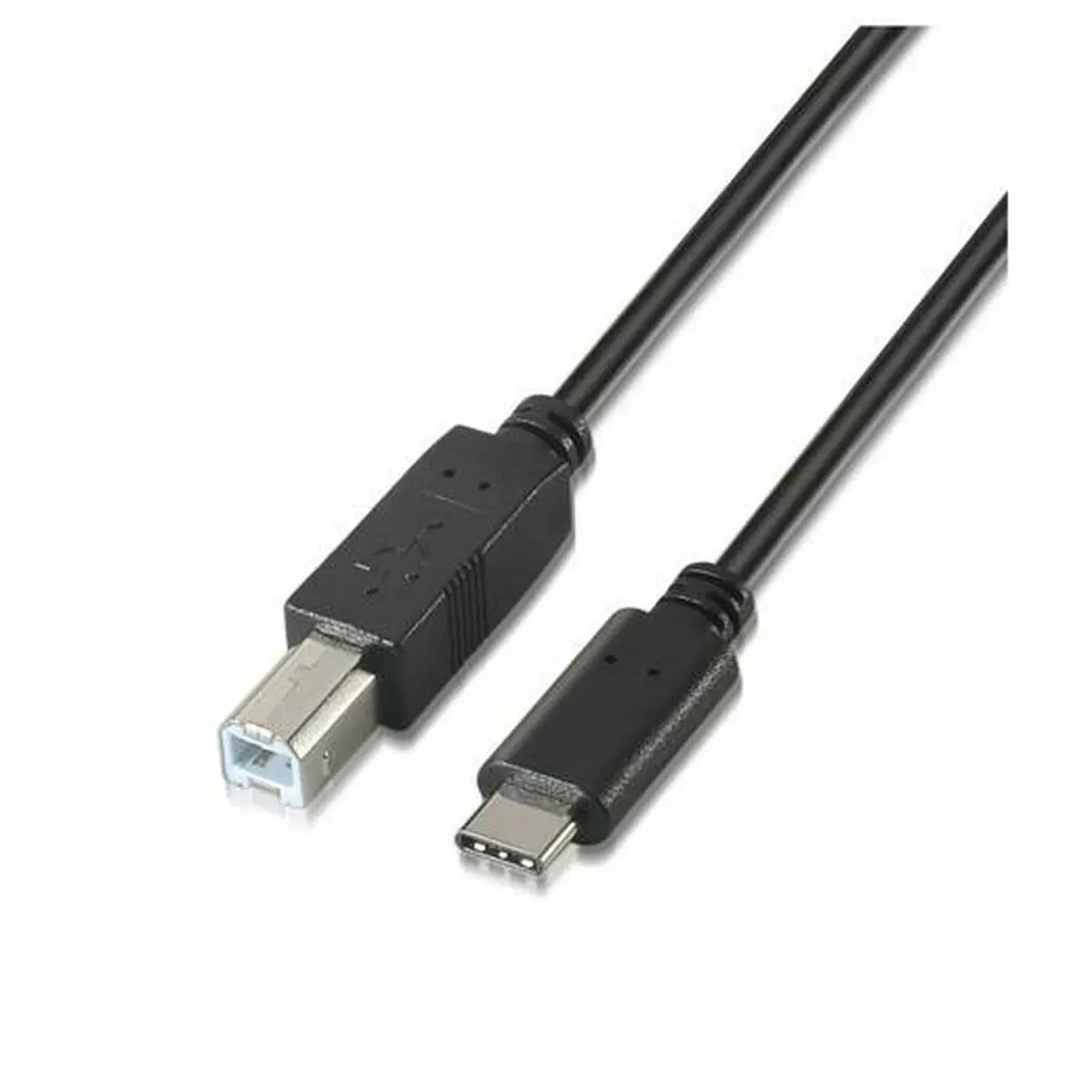 Cavo USB-C con USB B Aisens A107-0053 1 m Nero