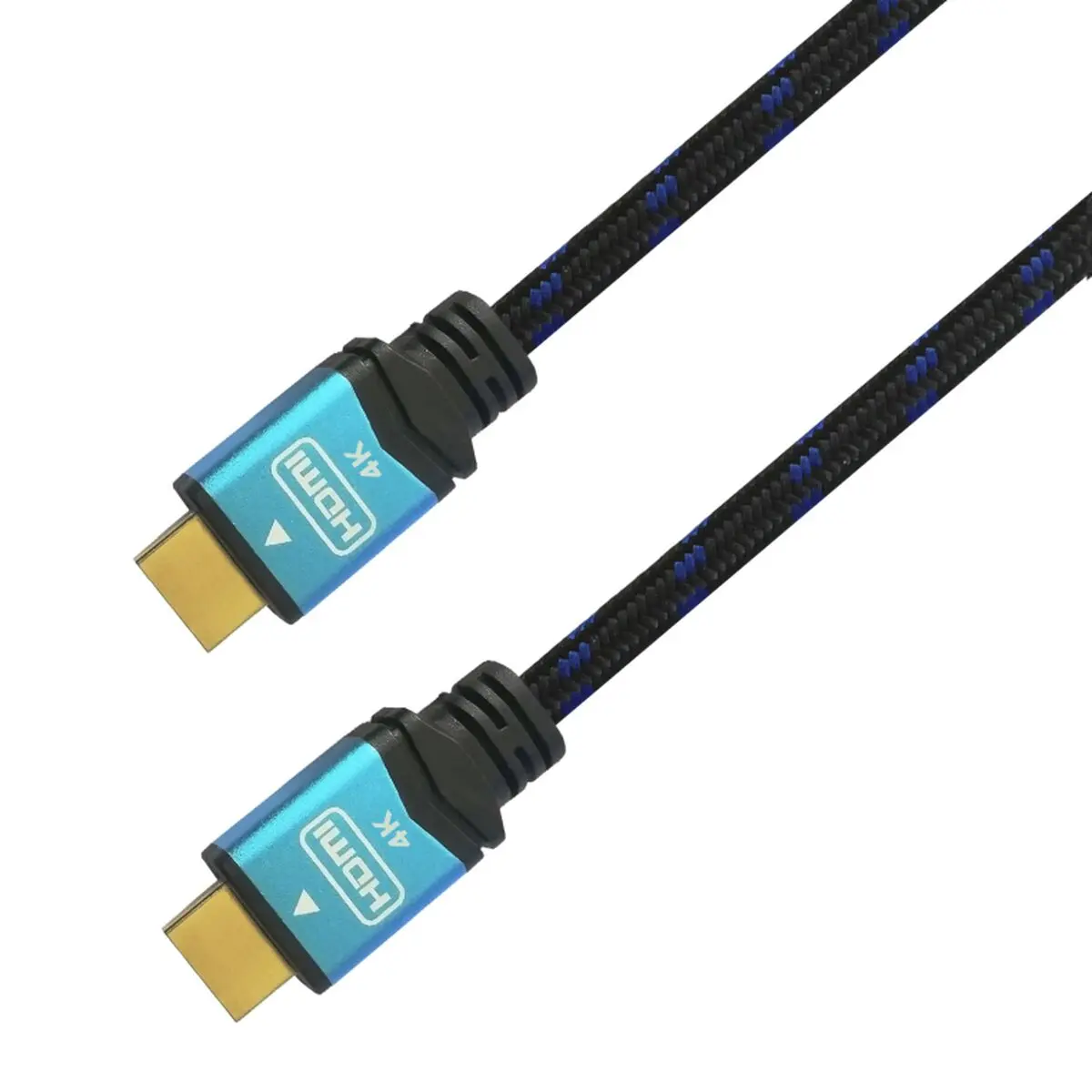 Cavo HDMI Aisens A120-0357 2 m Nero/Blu 4K Ultra HD