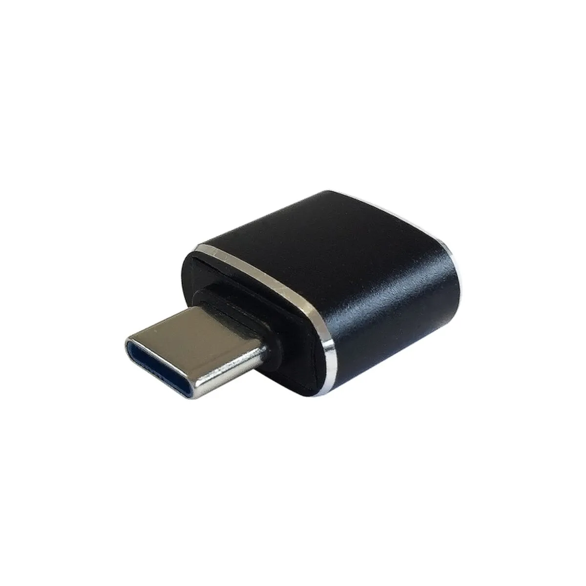 Cavo Aisens Mini adaptador USB 3.1 Gen2 3A, tipo USB-C/M-A/H, Negro