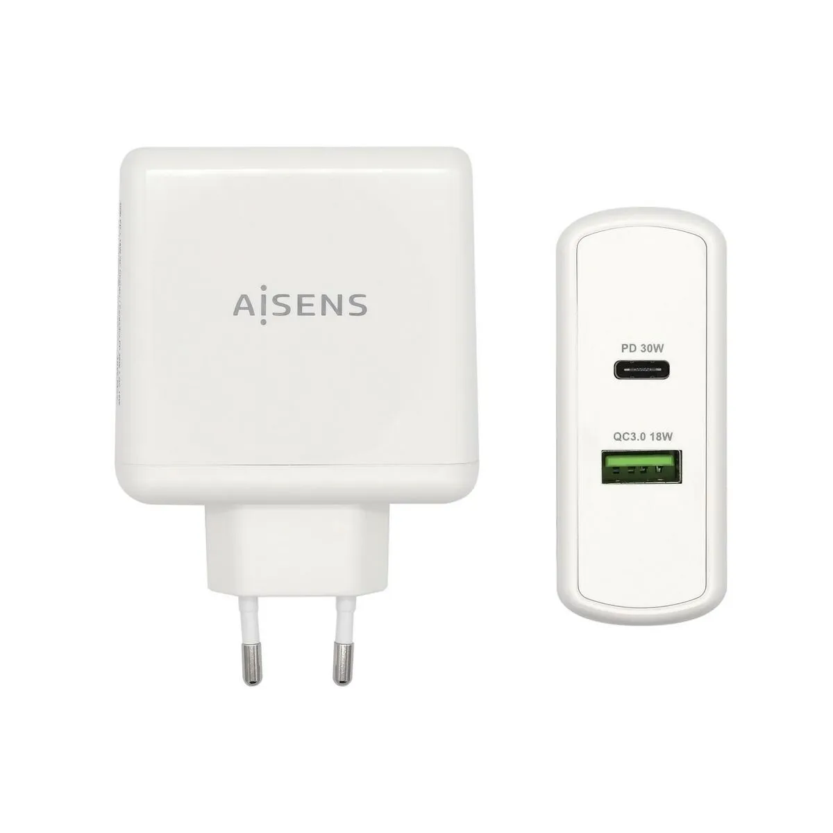 Caricabatterie USB da Parete Aisens PD 3.0 USB-C 48 W Bianco