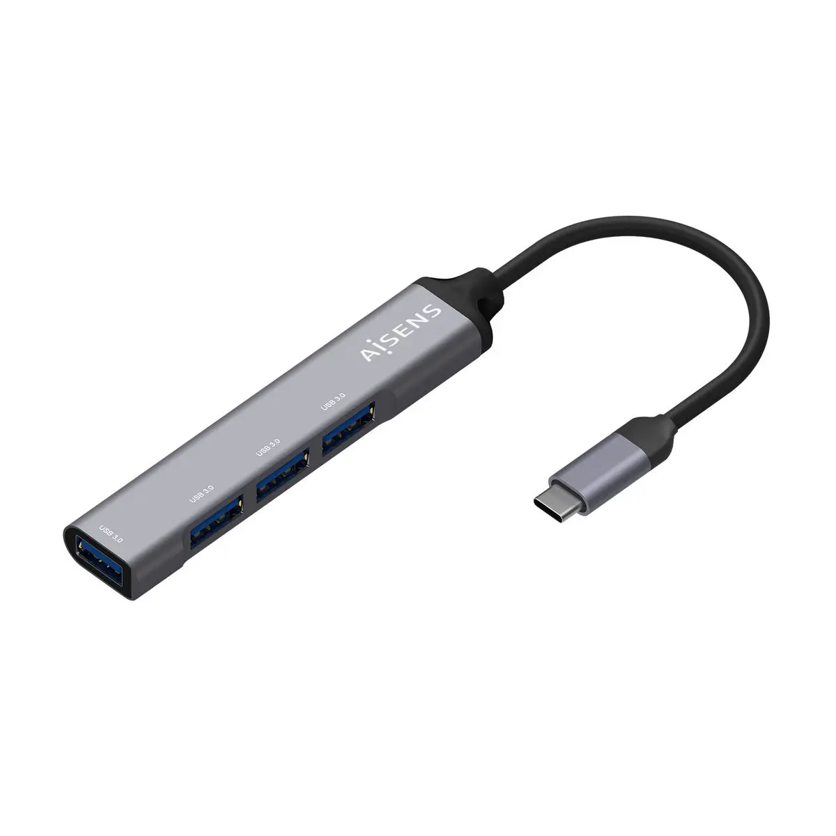 Hub USB Aisens A109-0541 Grigio (1 Unità)