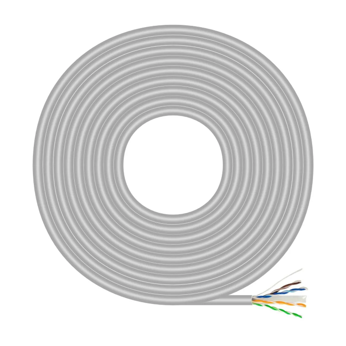 Cavo RJ45 Categoria 6 UTP Rigido Aisens A135-0743 Grigio 500 m