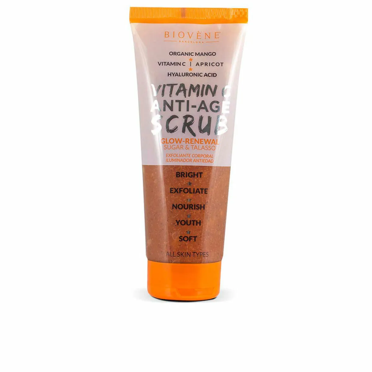 Gel Esfoliante Corpo Biovène Vitamin C Age Scrub Antietà Impugnatura Vitamina C 250 ml