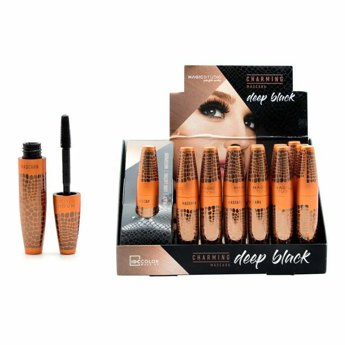 Mascara per Ciglia Magic Studio Deep Black (30 ml) (1 uds)