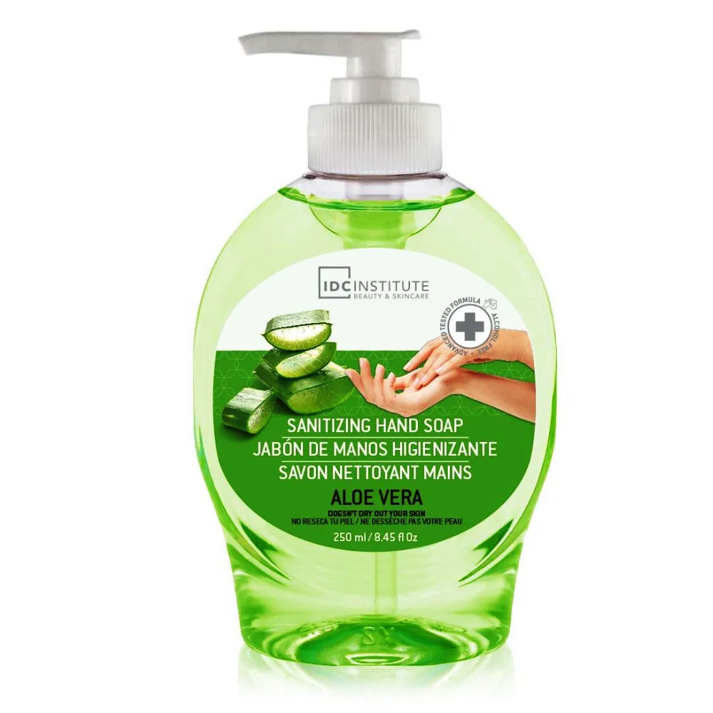 Sapone per le Mani IDC Institute 123030 Igienizzante Aloe Vera (250 ml)