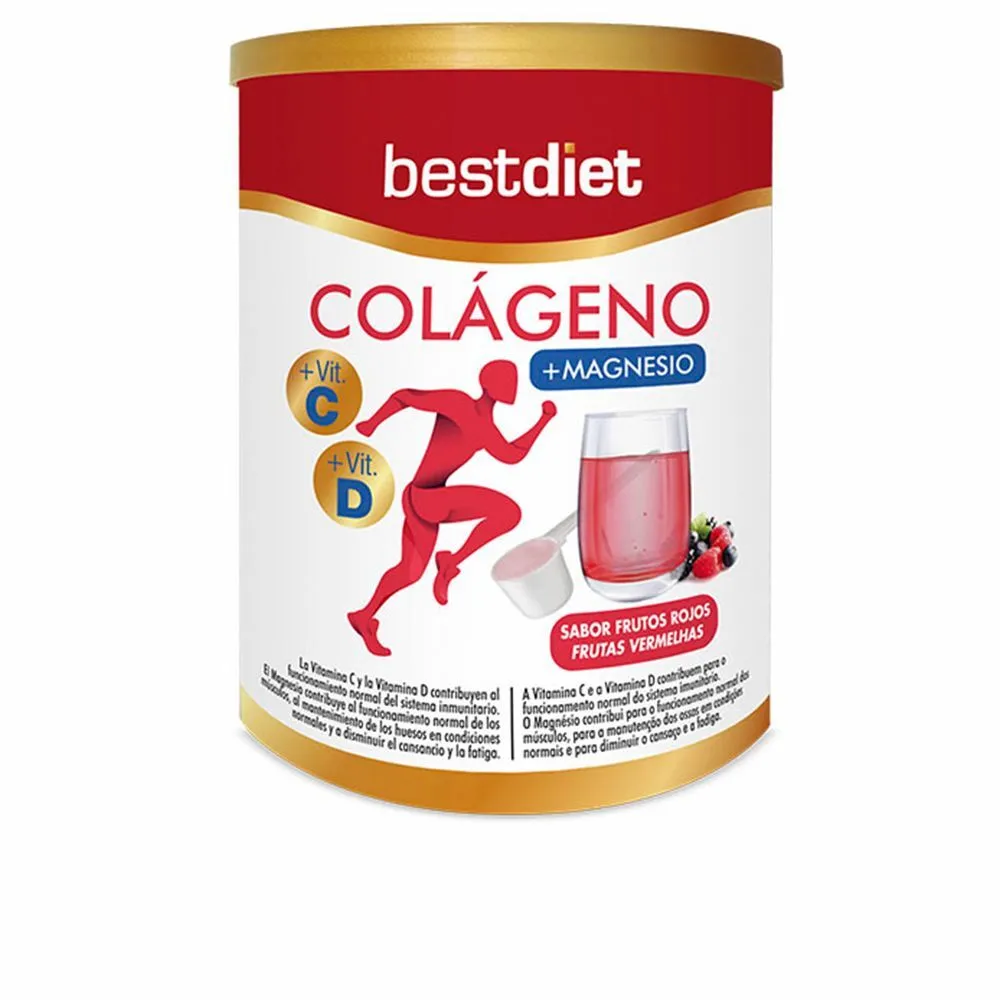 Collageno Best Diet Colágeno Con Magnesio En Polvo Magnesio Polvere Frutti rossi