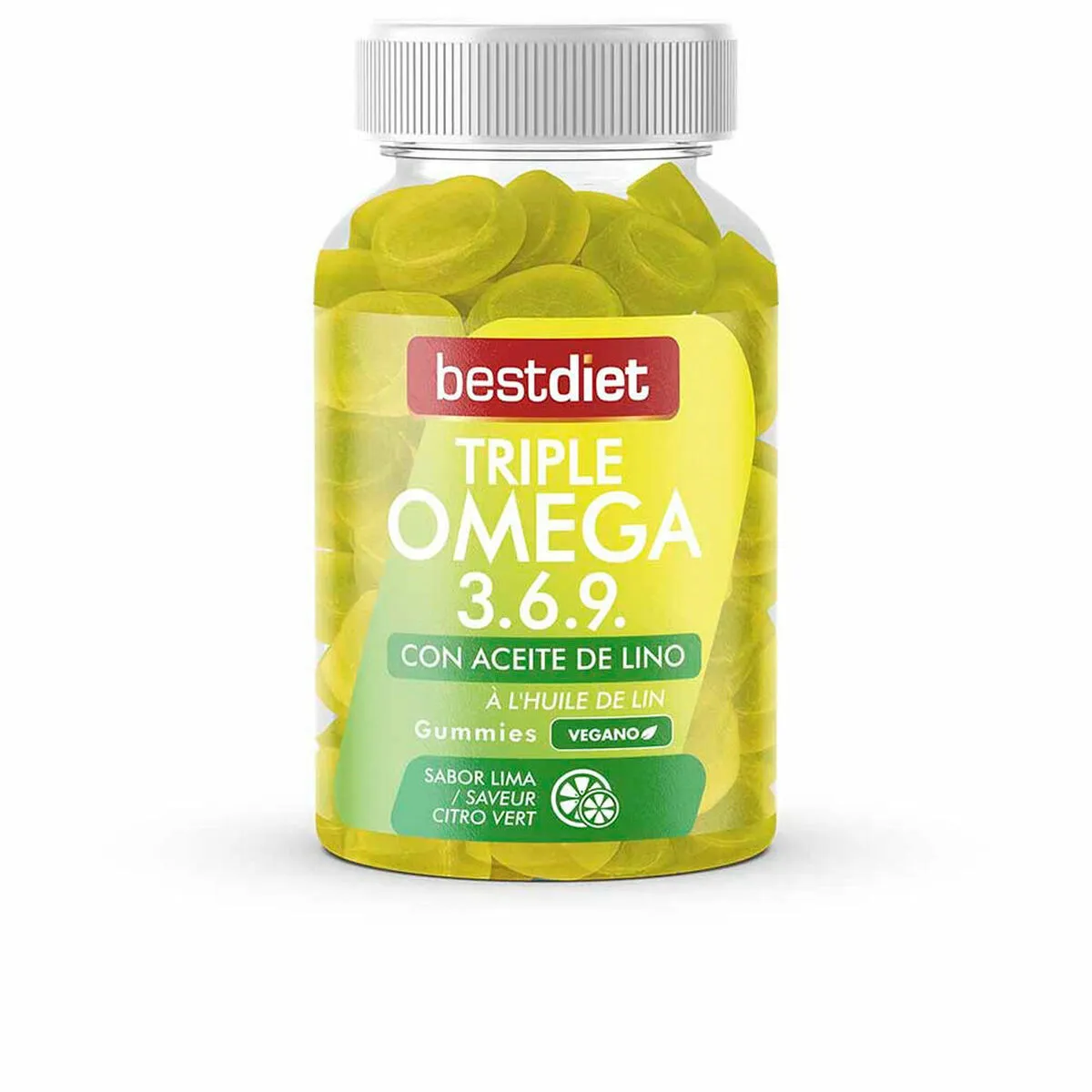 Integratore Alimentare Best Diet Triple Omega Caramelle gommose 60 Unità