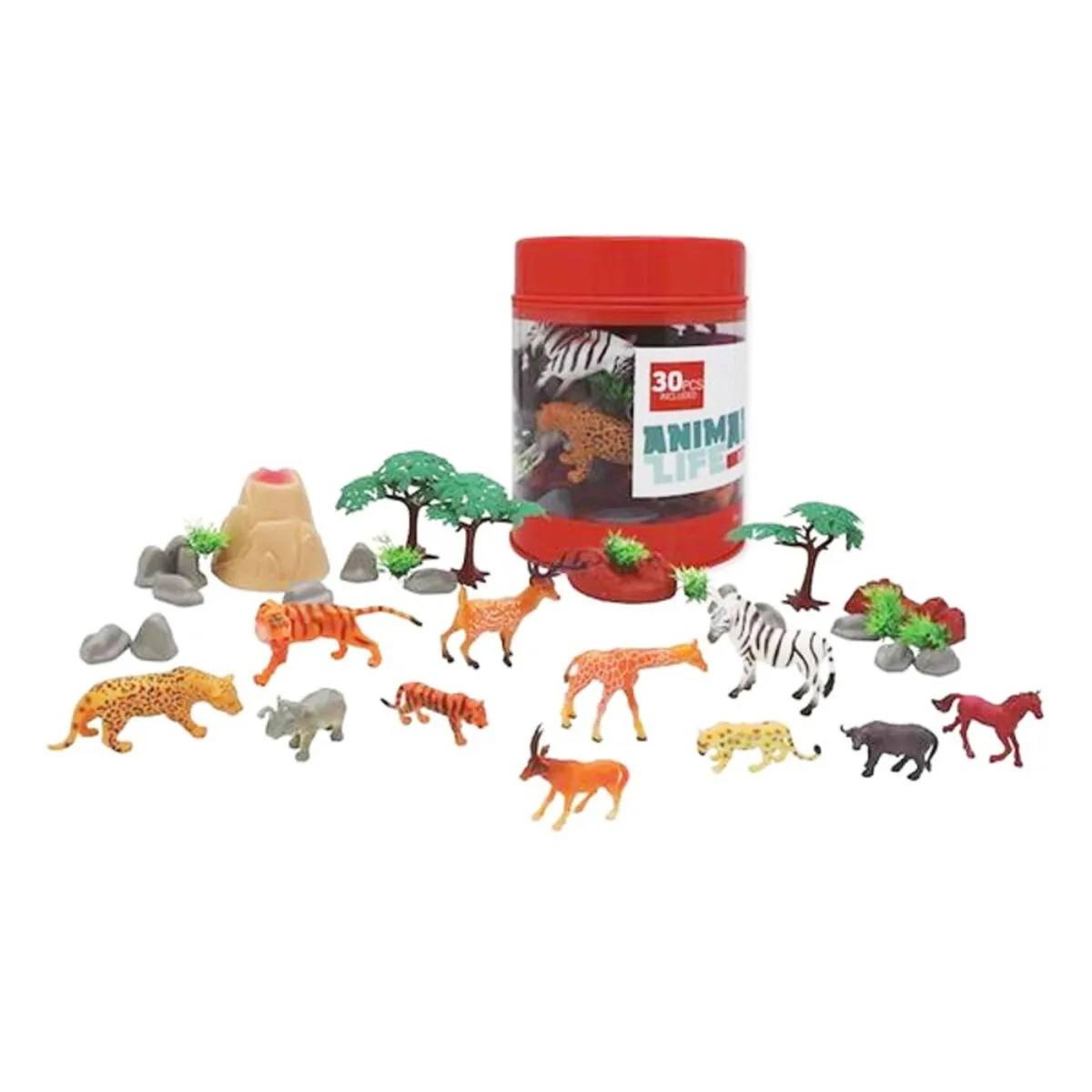 Set Animali Selvaggi (30 pcs)