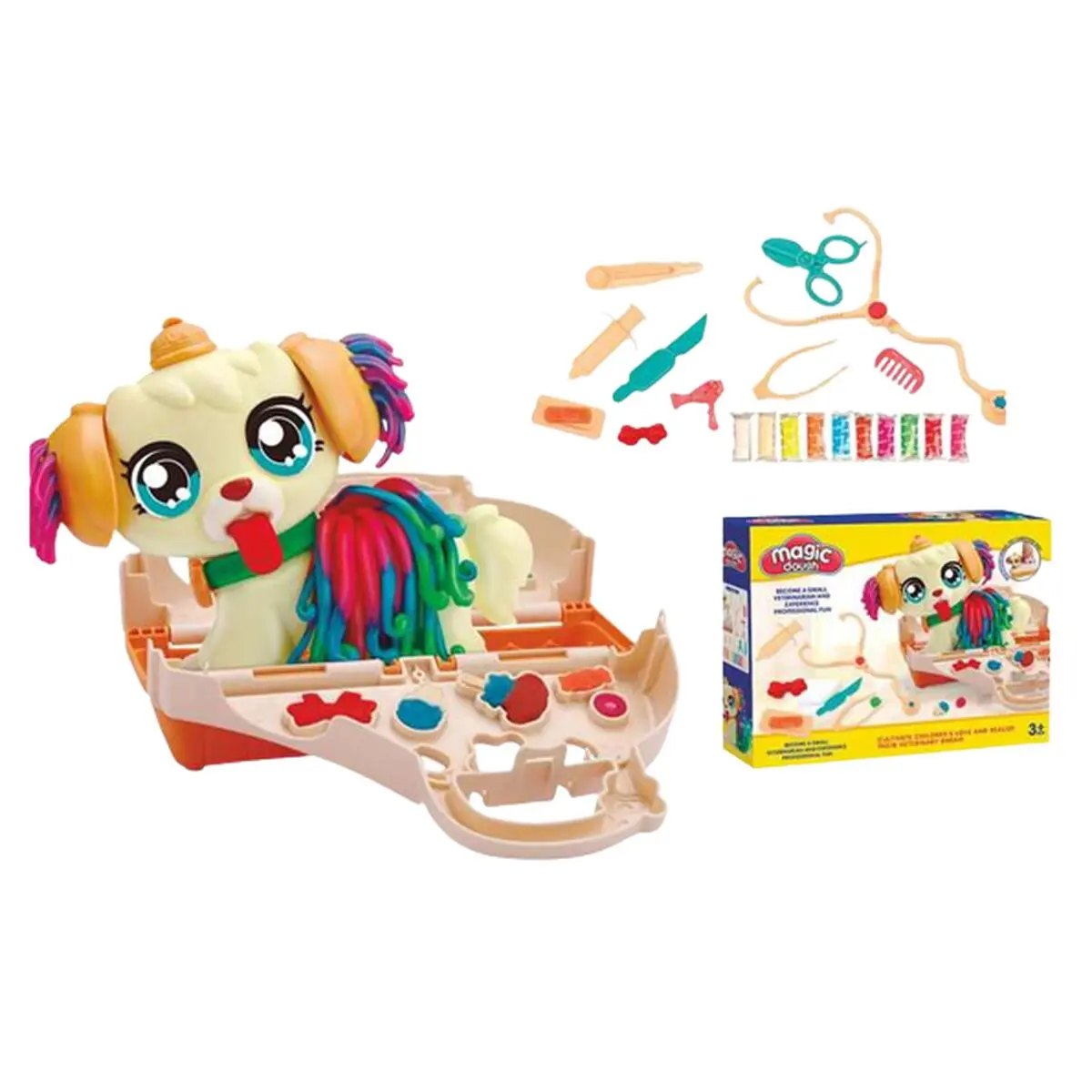 Set di Plastilina Magic Dough Veterinario