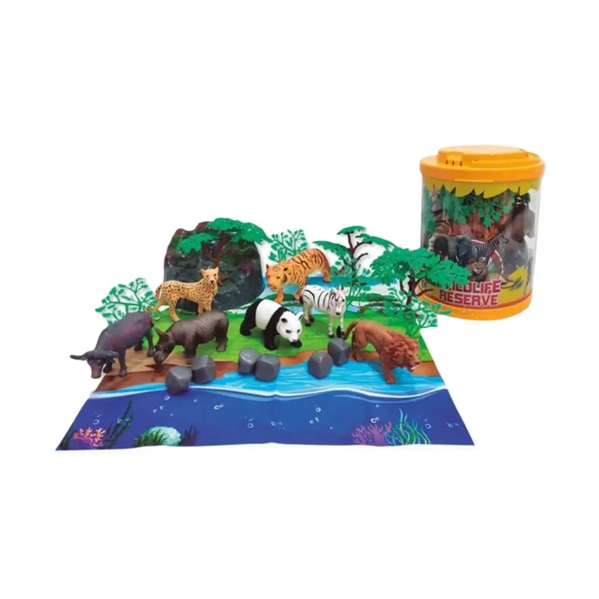 Playset 22 x 17 cm animali