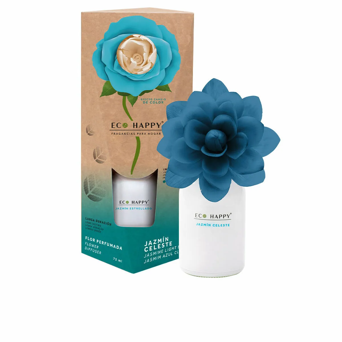 Deodorante per Ambienti Eco Happy Fiore Gelsomino (75 ml)