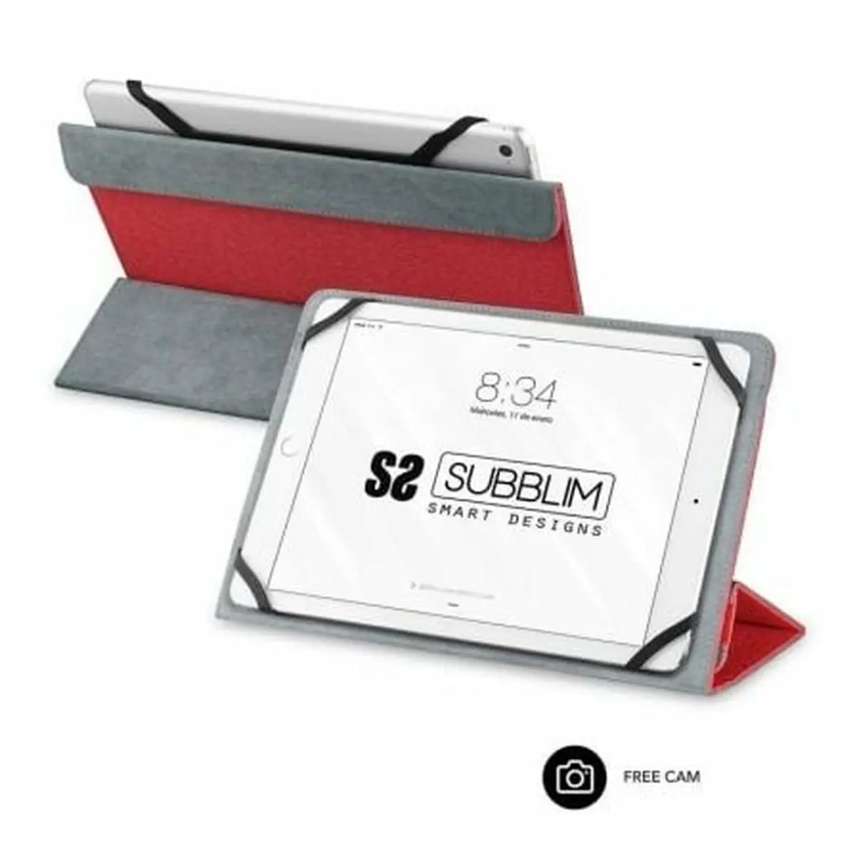 Custodia per Tablet Subblim SUB-CUT-2FC002 Rosso