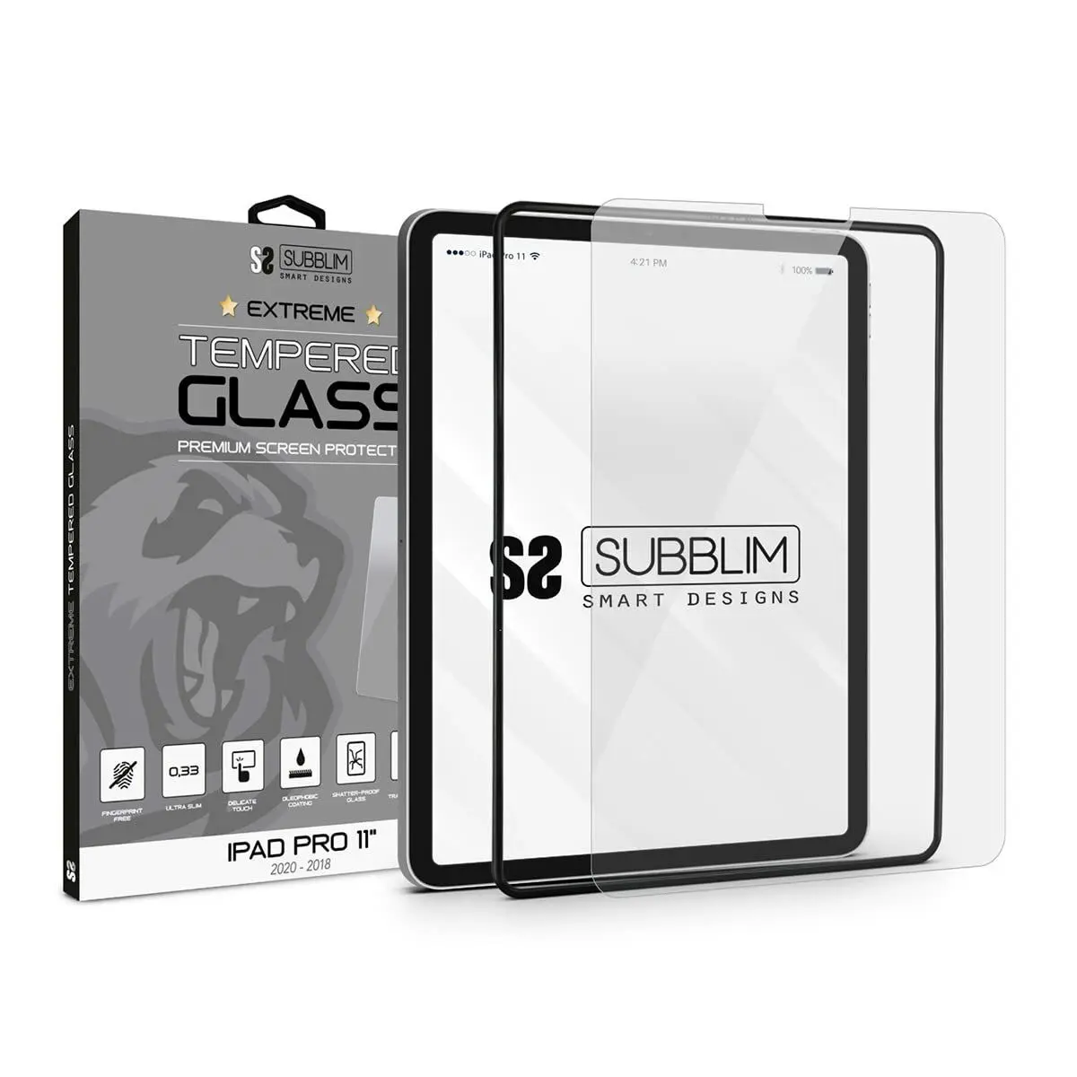 Protettore Schermo per Tablet Subblim SUB-TG-1APP011 Apple