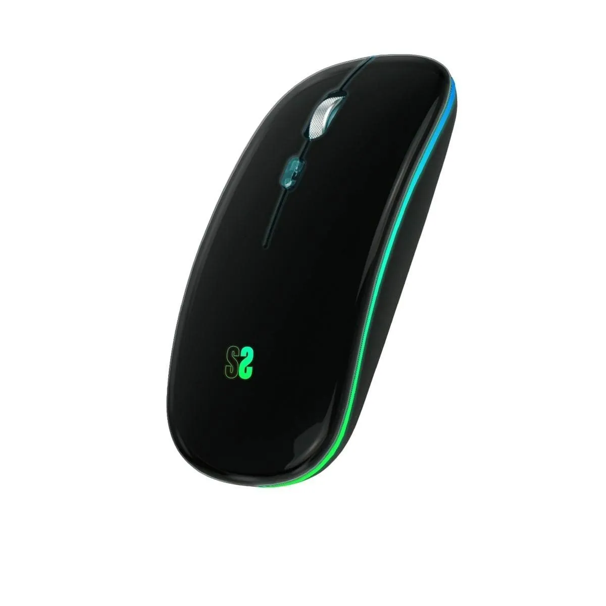 Mouse Subblim SUBMO-LDFLAT1 Nero (1 Unità)