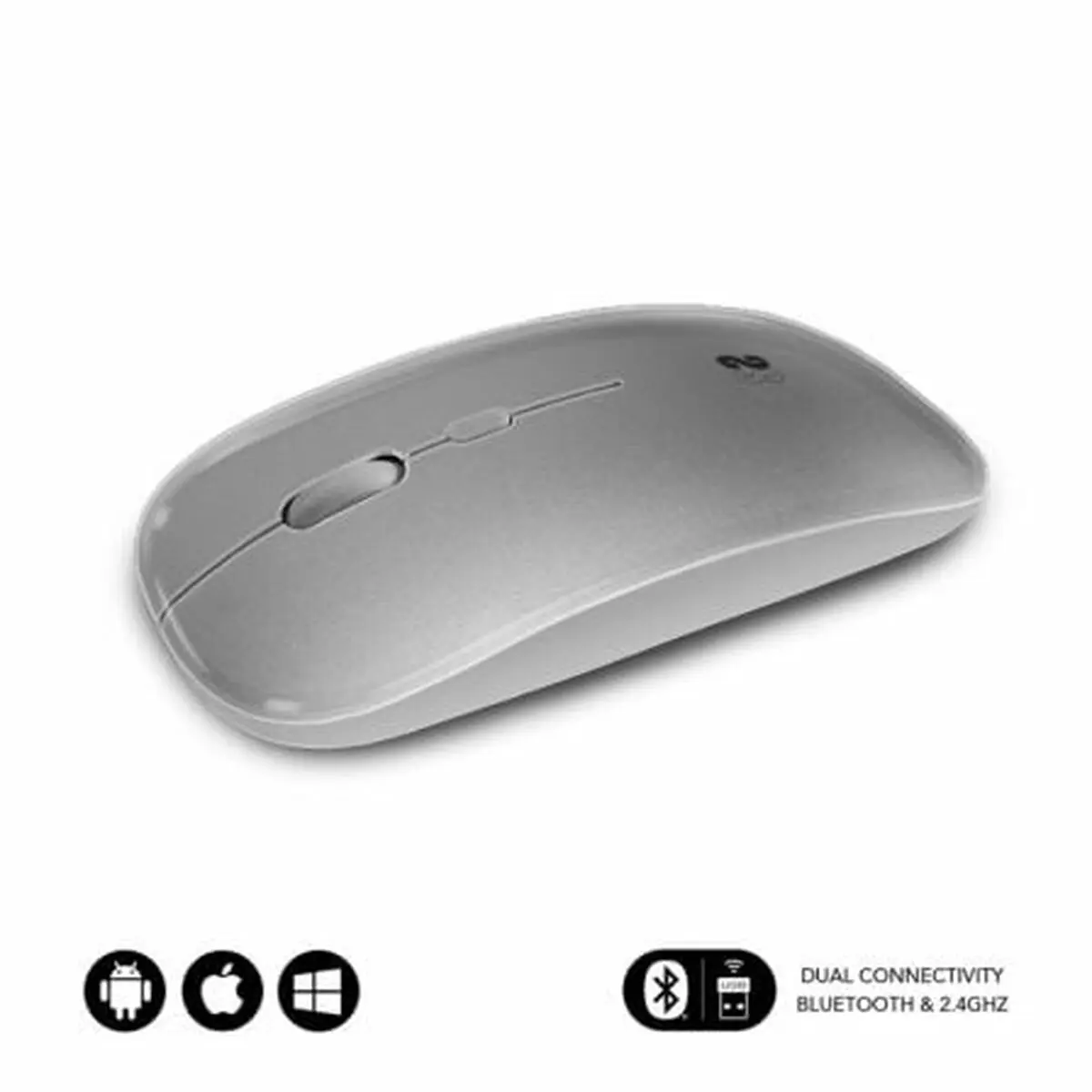 Mouse Subblim SUBMO-DFLAT22 Argentato