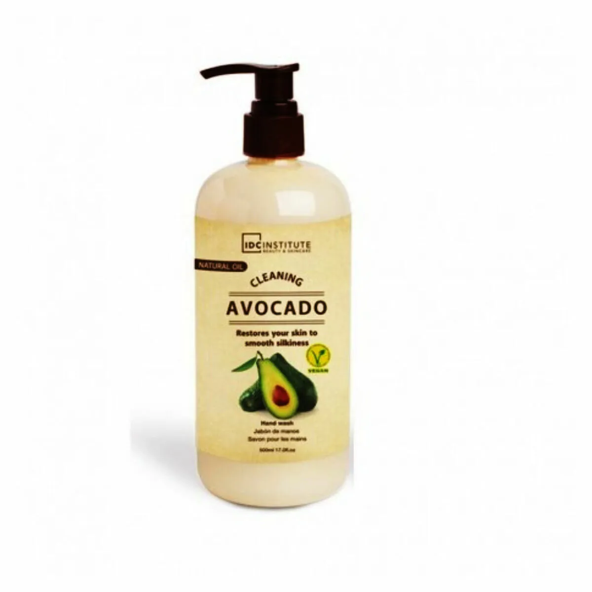 Sapone Liquido Mani con Dosatore IDC Institute Avocado (500 ml)