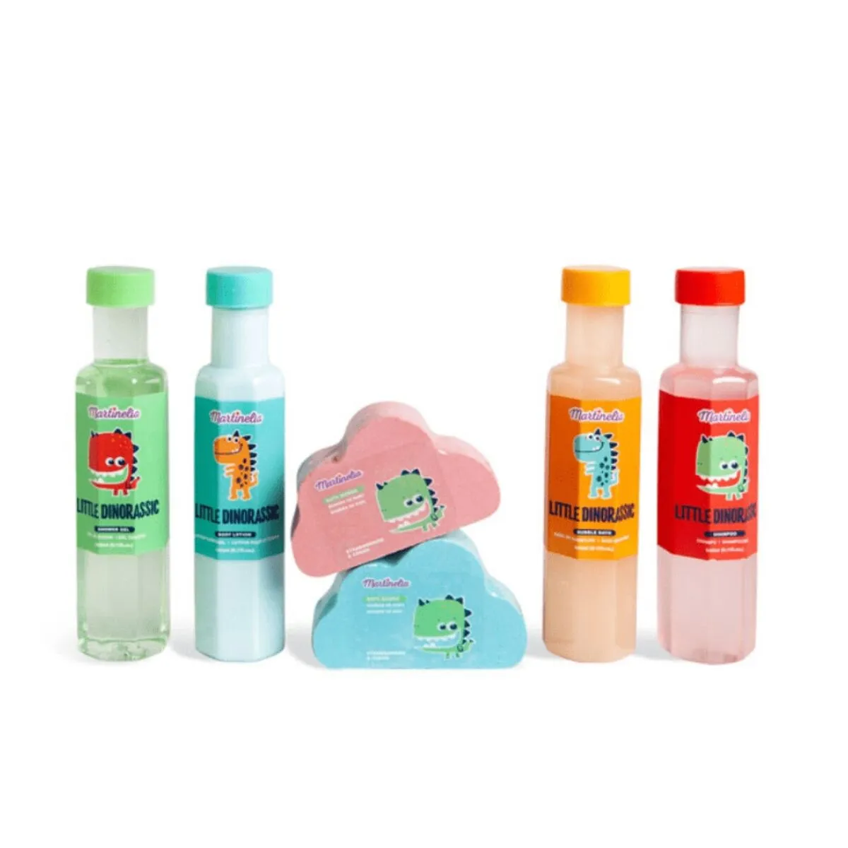 Set Bagno Per Bambini Martinelia Little Dinorassic 6 Pezzi