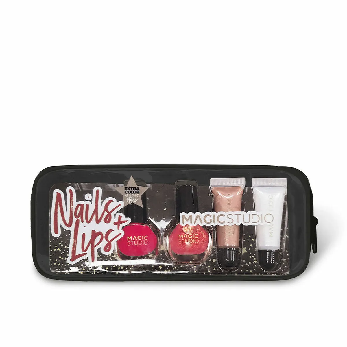 Set da Trucco Magic Studio Nails & Lips 5 Pezzi