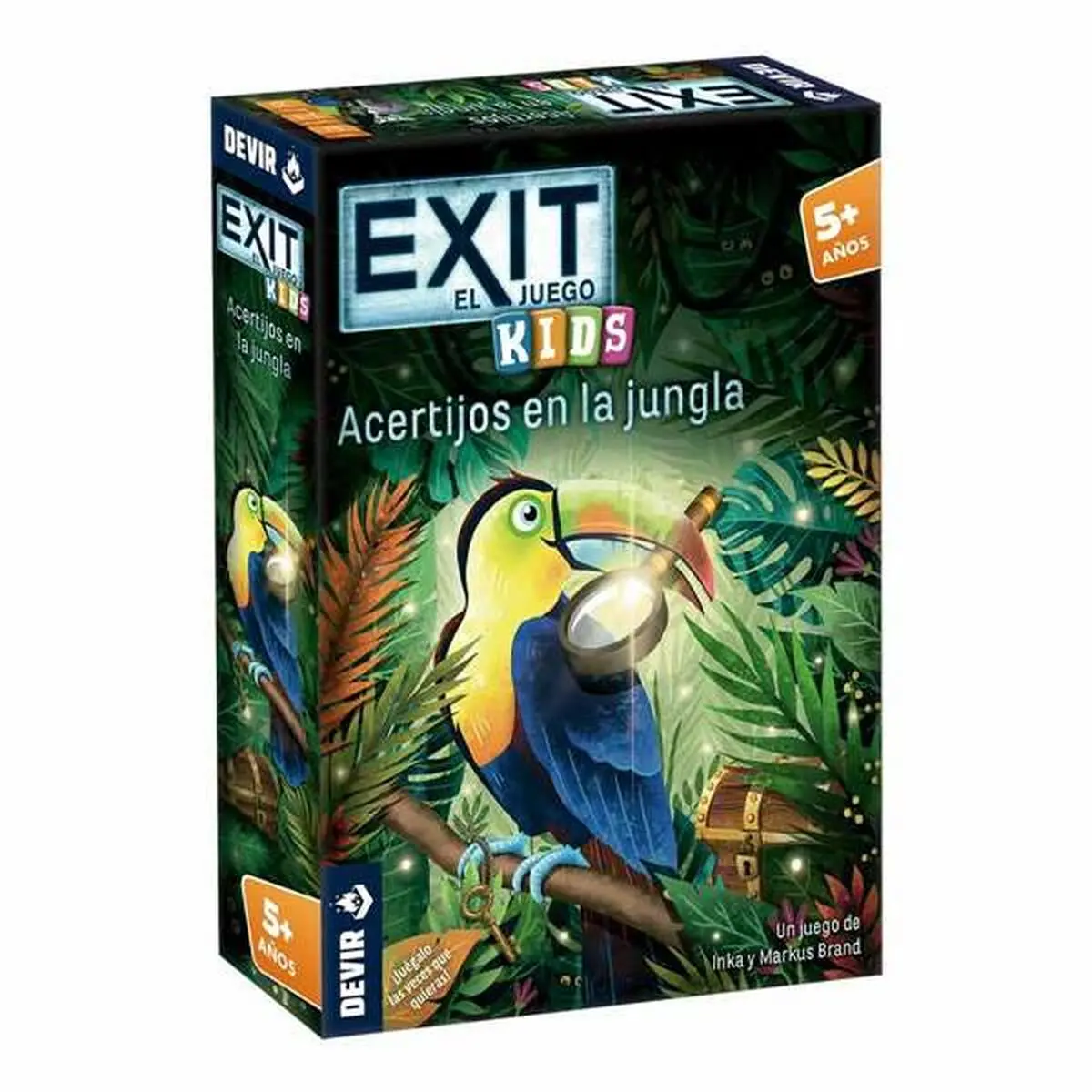 Gioco da Tavolo Devir Exit Kids Acertijos En La Jungla ES