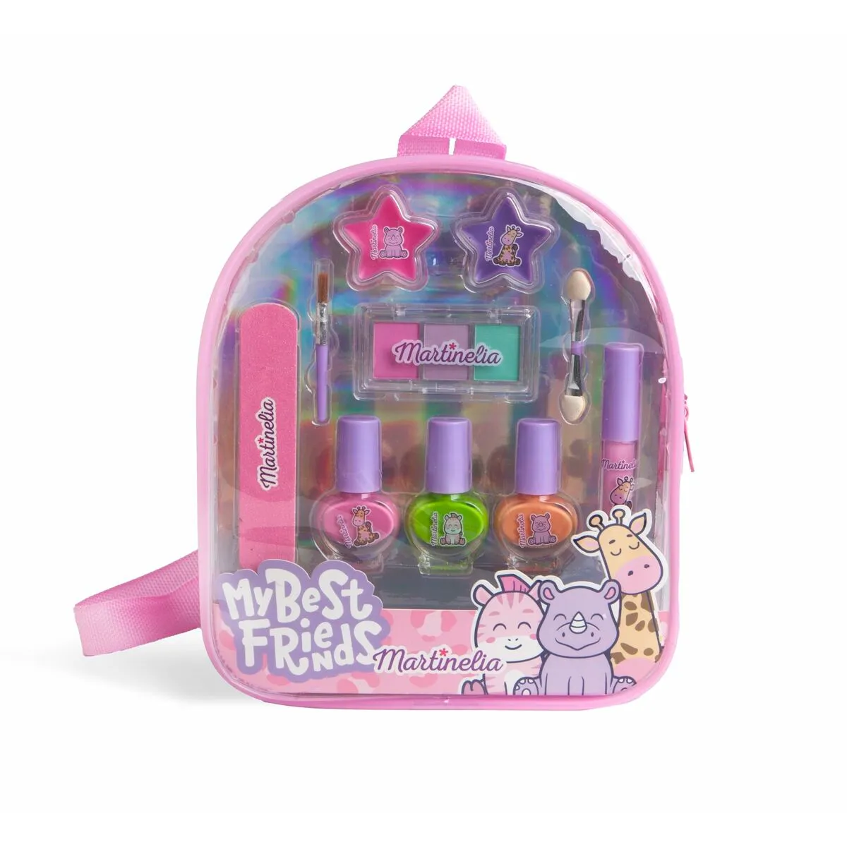 Set di Trucchi per Bambini Martinelia My Best Friends Zaino 10 Pezzi