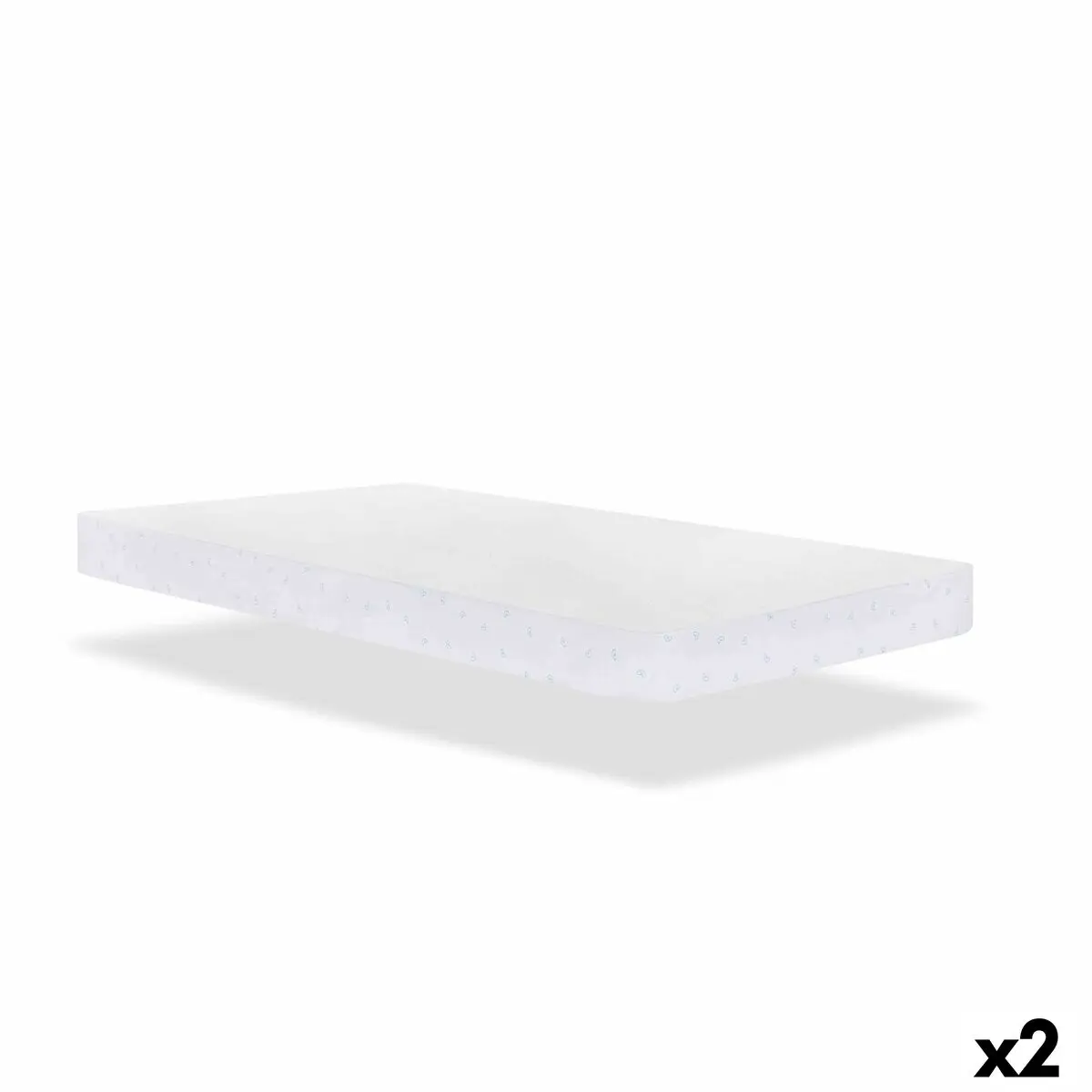 Coprimaterasso per culla Mi bollito Bianco 1 x 50 x 85 cm Impermeabile 2 Unità