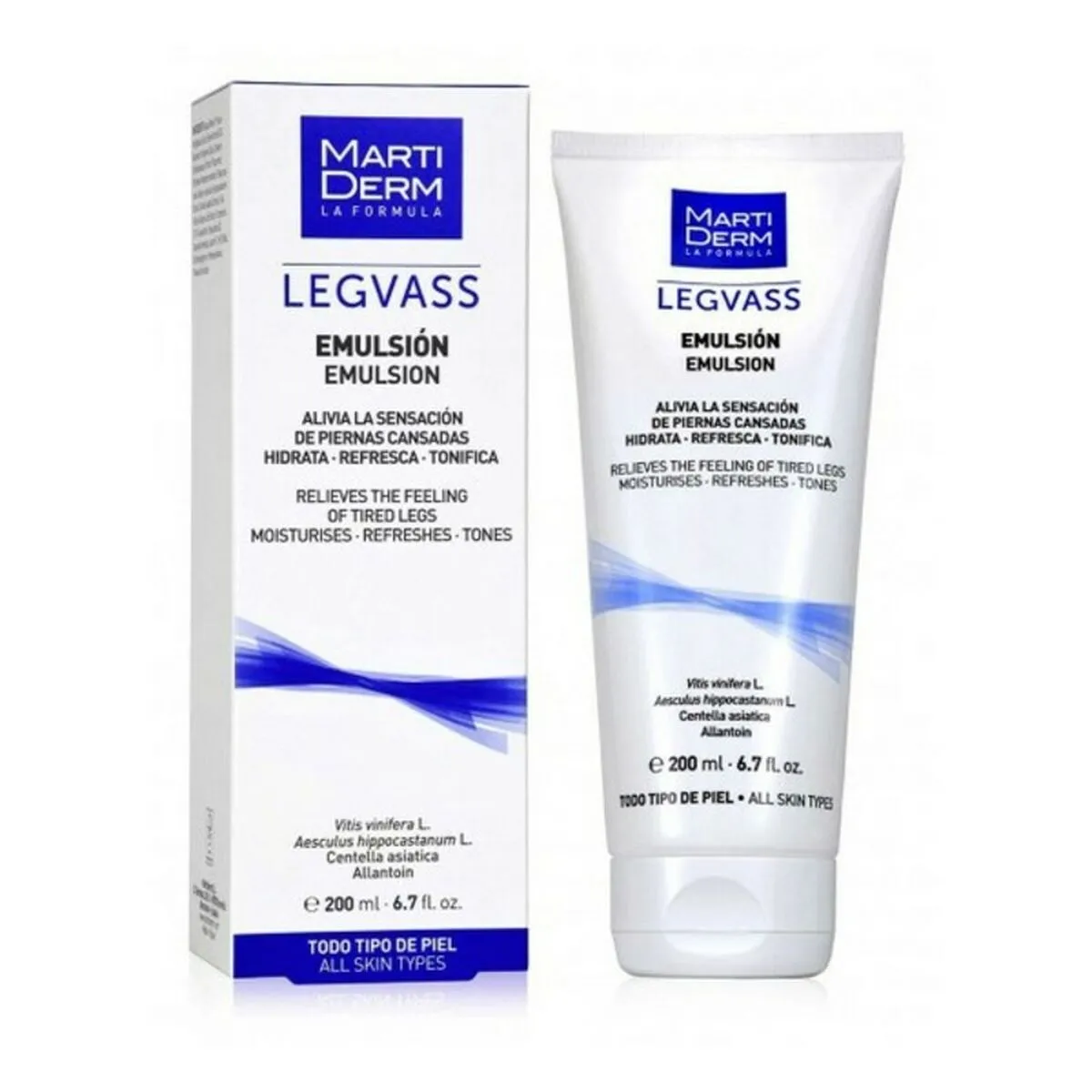 Lozione Corpo Gambe Stanche Legvass Martiderm Legvass (200 ml) 200 ml