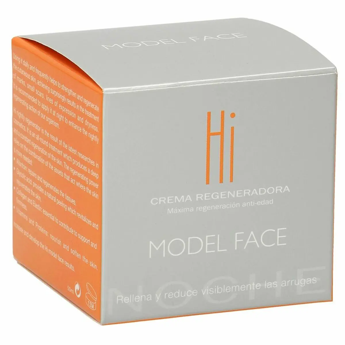 Crema Antirughe Rigenerante Hi Model Face Redumodel (50 ml)