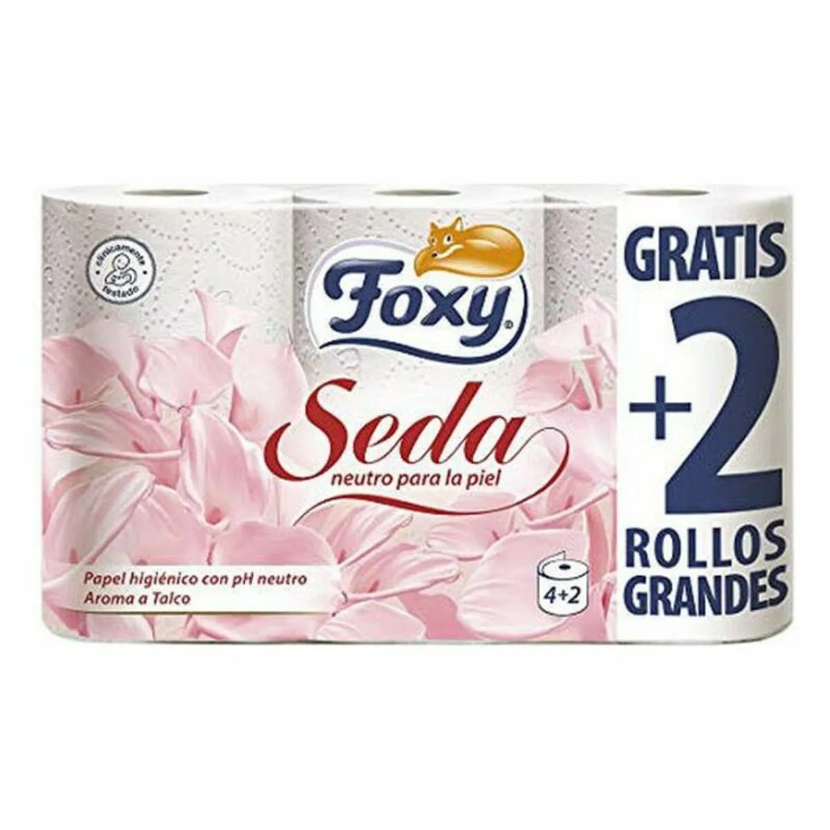 Carta Igienica Seda PH Neutro Foxy (6 uds)