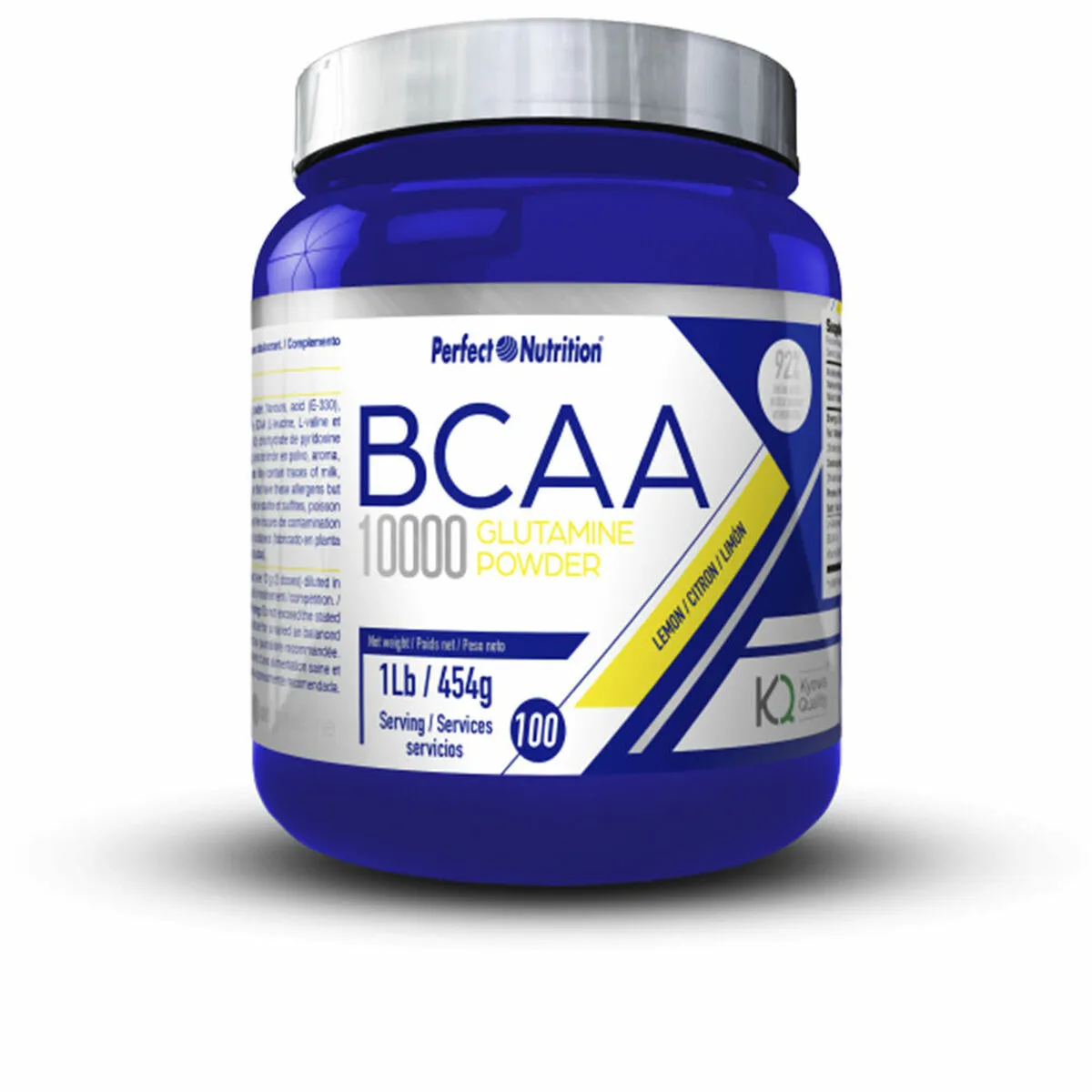 L-Glutammina Perfect Nutrition BCAA Limone 454 g