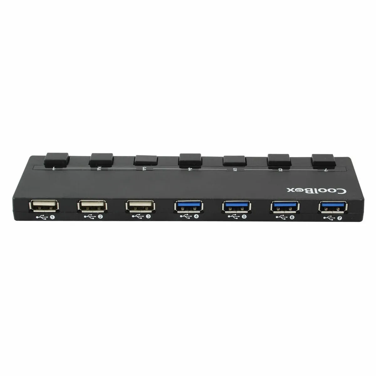 Hub USB CoolBox HUBCOO356A Nero